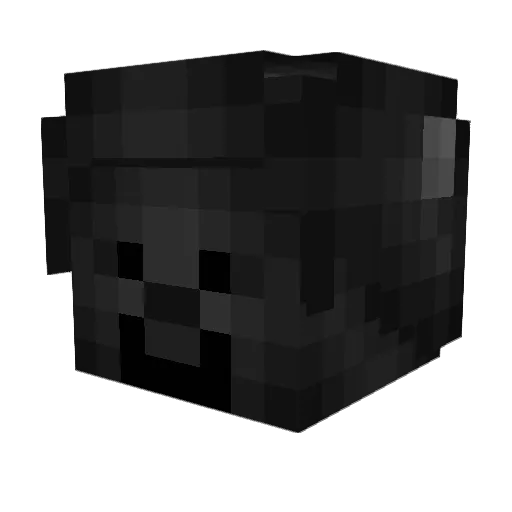 zzbaz1 Minecraft avatar head, 3D render