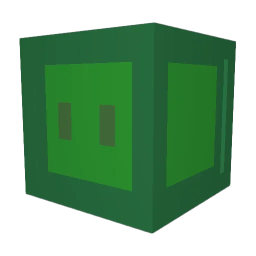 zzbsft Minecraft avatar head, 3D render