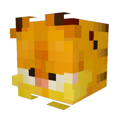 zzch1 Minecraft avatar head, 3D render