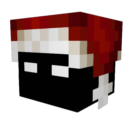 zzduardo Minecraft avatar head, 3D render