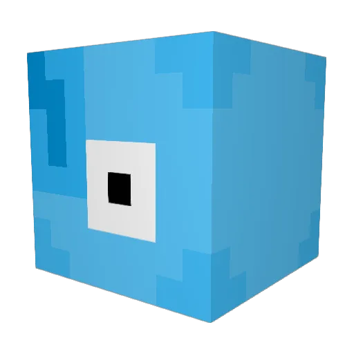 zzeer3 Minecraft avatar head, 3D render