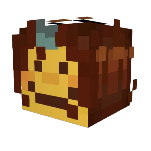 zzenphi Minecraft avatar head, 3D render