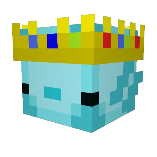 zzgx Minecraft avatar head, 3D render