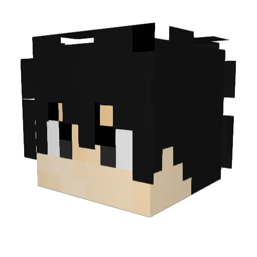 zzhsl Minecraft avatar head, 3D render