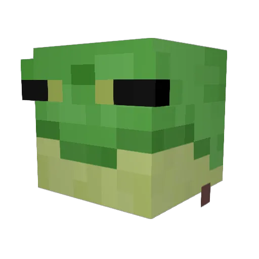 zzht Minecraft avatar head, 3D render