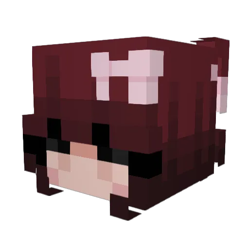 zziyong Minecraft avatar head, 3D render