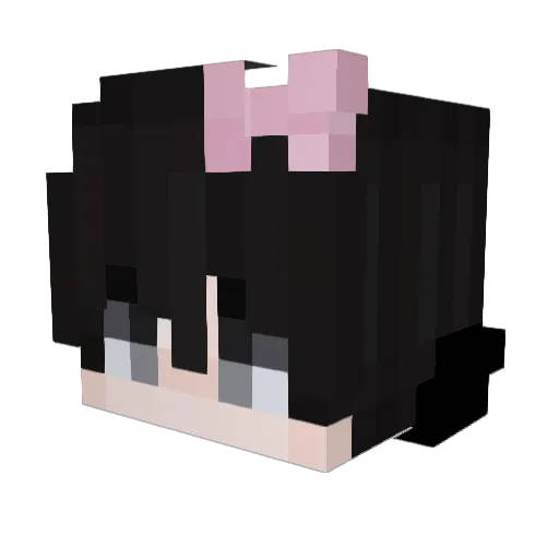 zzlkpie Minecraft avatar head, 3D render