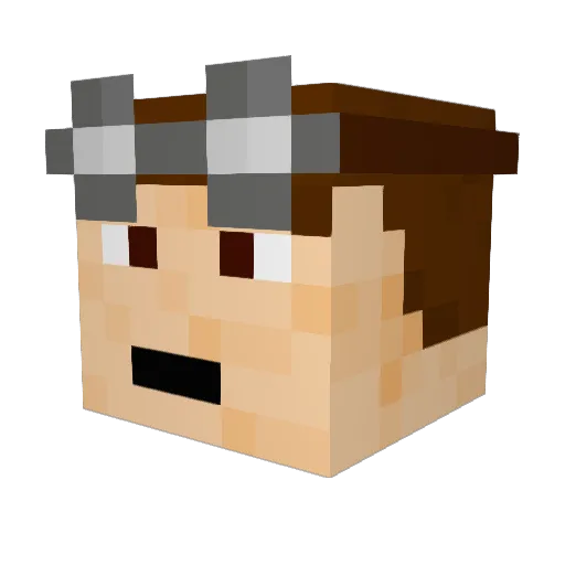 zzmathieu Minecraft avatar head, 3D render