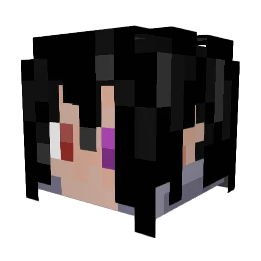 zznn_ Minecraft avatar head, 3D render