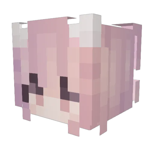 zzpancakezz Minecraft avatar head, 3D render