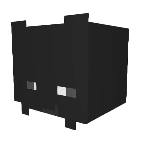 zzphoo Minecraft avatar head, 3D render