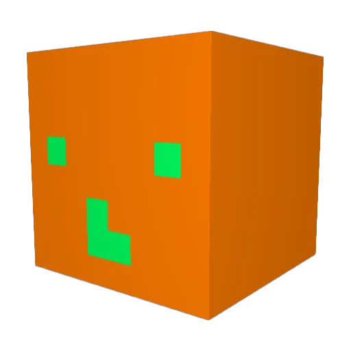 zzris Minecraft avatar head, 3D render