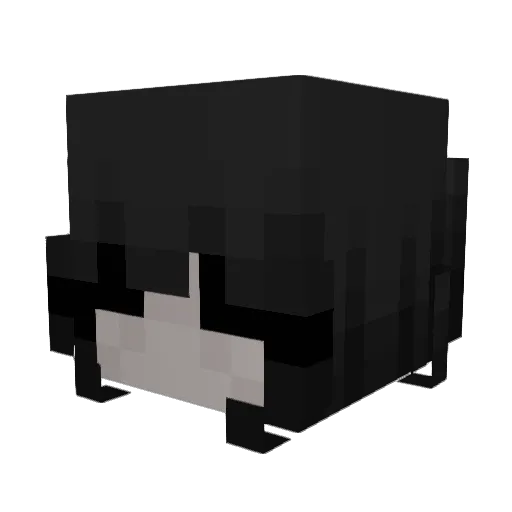zzvxq Minecraft avatar head, 3D render