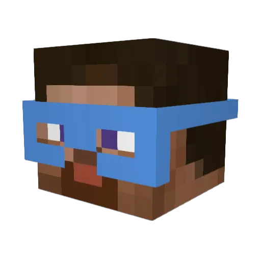 zzxgp_imozG Minecraft avatar head, 3D render