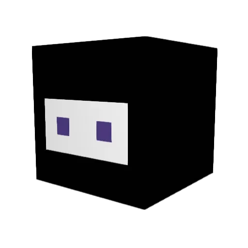 zzxrq Minecraft avatar head, 3D render