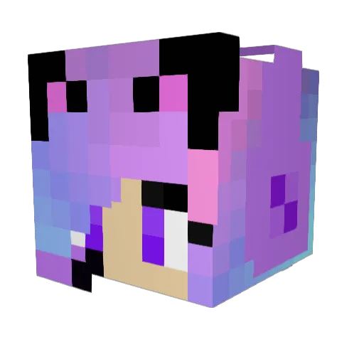 zzxt133 Minecraft avatar head, 3D render