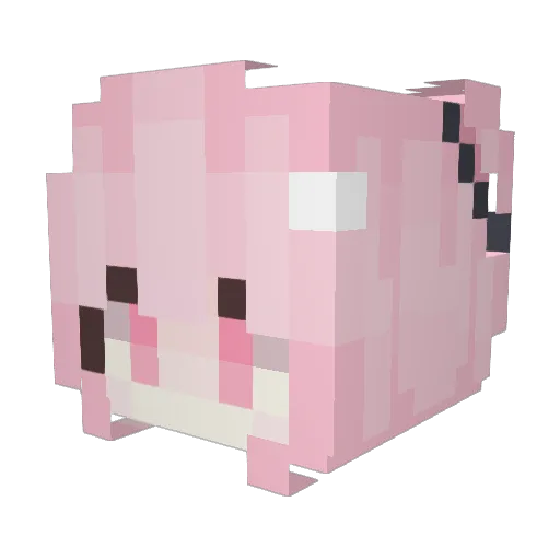 zzz66622 Minecraft avatar head, 3D render