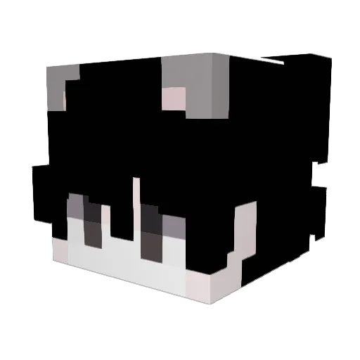 zzzJoji Minecraft avatar head, 3D render