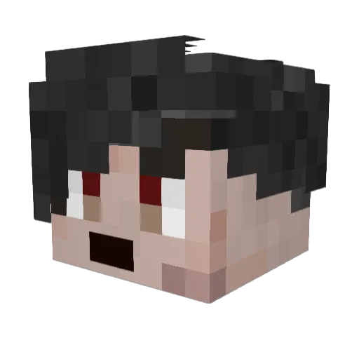 zzzMy11 Minecraft avatar head, 3D render