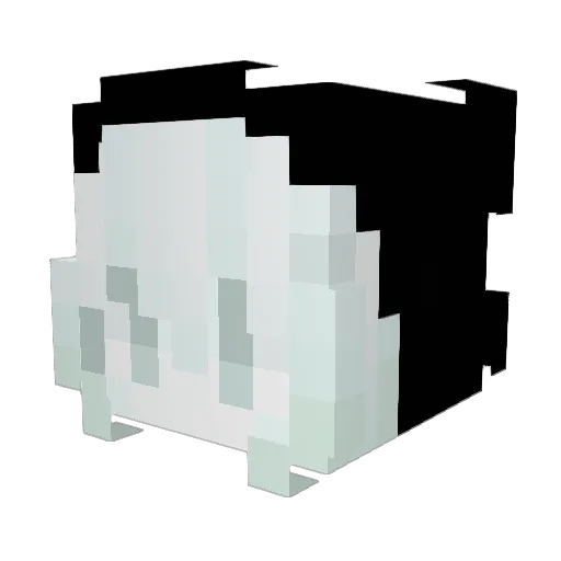 zzz_mimi Minecraft avatar head, 3D render