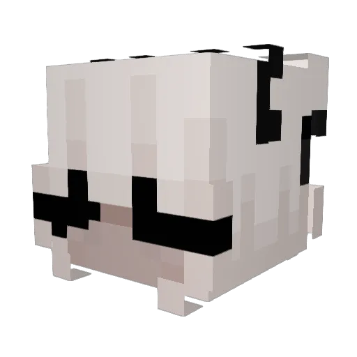 zzzxvxv Minecraft avatar head, 3D render